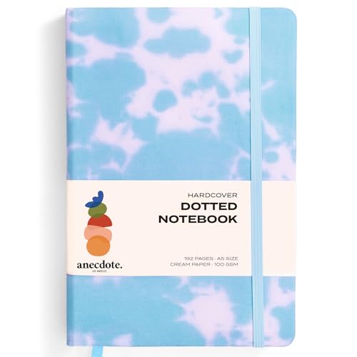ANECDOTE. Lined Journal Notebook,192 Pages, A5 size: 8.3" x 5.4"| Hardcover - color: Tie Dye, size: 8.3" x 5.4"