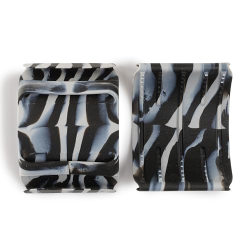 Silicone BBQ & Kitchen Mitt 2-Pack Set (Small/Medium, Black) - color: Black, size: Small/Medium