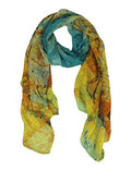 PANTONIGHT Long Chiffon Sheer Scarf Gradient Shaded Colors Lightweight Scarf For Womens - color: Col 750