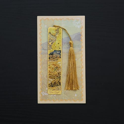 Bookmarks, Golden Oil Painting Theme Gift, Adults, Teens, 1 Pack - style: Sunlit Day