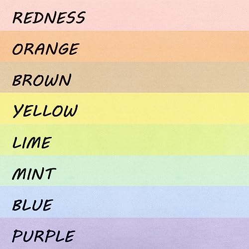 Hutou 8 Rolls Washi Tape Colored Masking Tape 1/2 Inch, Pastel Colors - color: Pastel
