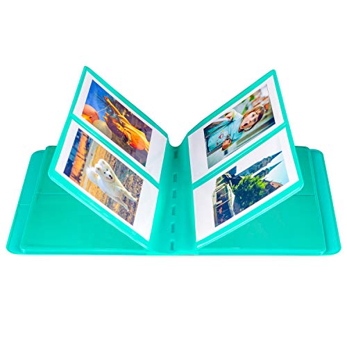 Ablus 64 Pockets Photo Album for Fujifilm Instax Mini 11 90 70 50S 26 25 9 8 8+ 7S Instant Camera, Polaroid Snap Z2300 PIC-300P Film & Kpop Photocards(Mint) - color: Mint