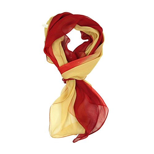 PANTONIGHT Long Chiffon Sheer Scarf Gradient Shaded Colors Lightweight Scarf For Womens - color: Color 089