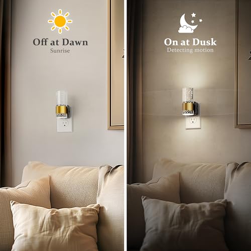 JandCase Night Light, Night Lights Plug into Wall, Dimmable LED Night Light - color: Gold-5000K, size: 1 Pack