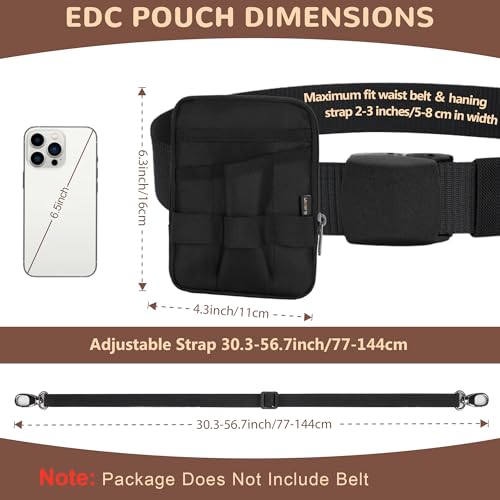 Likesing Pocket Tool Pouch, Oxford Pocket Organizer with Removable Strap