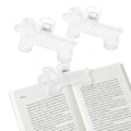Book Clip to Hold Book Open,Sturdy Non-Slip Page Holder Clips for Reading - color: 2 Transparent