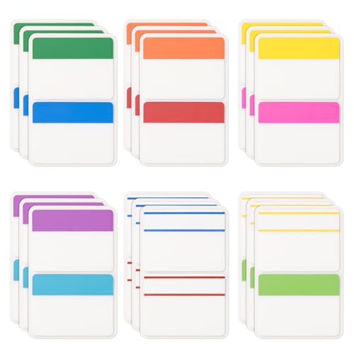 KICNIC Sticky Tabs Index Tabs, 2 Inch, 720 Pieces, 12 Colors, Self Adhesive - color: Neon Colors, size: 720pcs