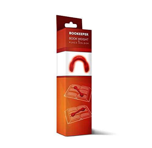 Bookmark/Weight-Page Holder-Holds Books Open and in Place-RED-by Superior Essentials - color: Red