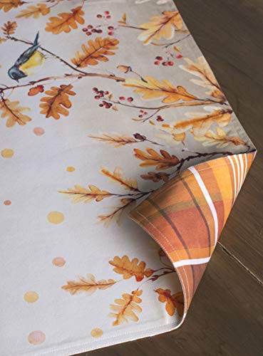 Maison d' Hermine Placemats Set of 4 Reusable 100% Cotton (13"x19") - color: 060 - Oak Leaves, size: 13" X 19" (Pack of 4)
