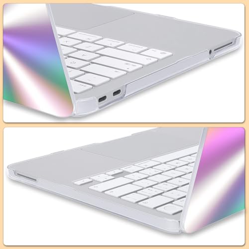 5-in-1 Printed Hard Shell Case for 2026 MacBook Neo 13 Inch A3404 - color: Cool Vibrant Purple