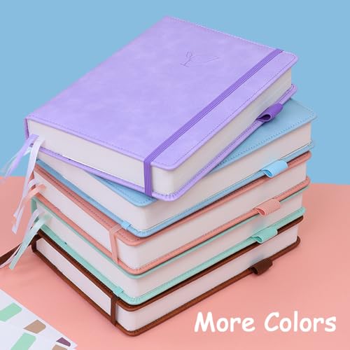 Hoci Poci 400 Pages Lined Journal Notebook, 5.8" x 8.4", Purple - color: Purple, size: Lined-400 Pages (5.7"×8.3")