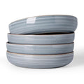 famiware Meteor 33 oz Pasta Bowls Set of 4, Blue Gray - color: Blue Gray, size: Set of 4