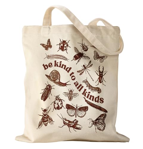 Miss Adola Cute Aesthetic Canvas Tote Bag for Women - color: Kind Kuncong