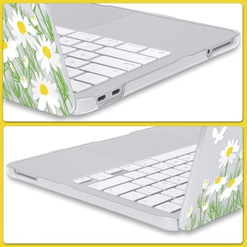 Daisy Floral Protective Case for 2026 MacBook Neo 13" A18 Pro A3404 - color: Cute Daisy Floral
