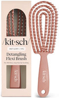 Kitsch Flexi Flow Detangler Brush, Hair Brushes For Women - Terracotta - color: Terracotta, size: 1 pc