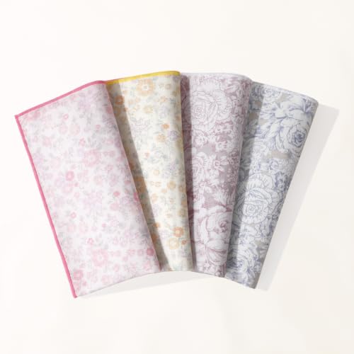 Handkerchiefs for Women, Soft Muslin Cotton Womens Handkerchiefs - color: Mixed Color