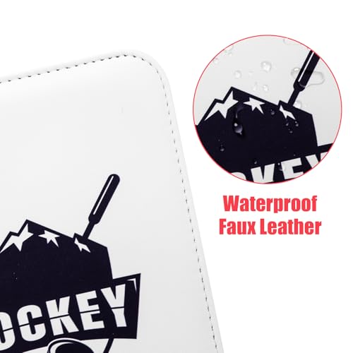 400 Pockets Hockey Card Binder, Portable Waterproof PU Storage Album,QF20 - color: Hockey-400
