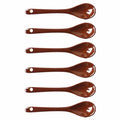6 pcs Porcelain Egg Spoons Tea Spoon Ceramic Spoons 4.7 inch Coffee Dessert Yogurt Tea Milky Coffee - style: Coffee