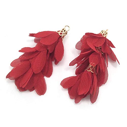 20Pcs Suede Handmade Mini Tassels, Colorful, Assorted Colors - Earring Tassels - color: 27