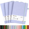 Oucaru 4 Pack A5 Lined Journal Notebook, 180 Pages 100 GSM Paper for Travel - color: Light Blue, size: 4 Pack
