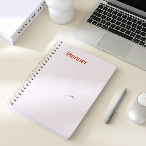Undated Weekly Planner, 8.5" x 11", Dashboard Layout, Blush White - color: Blush White, size: 8.5" x 11" (Letter)