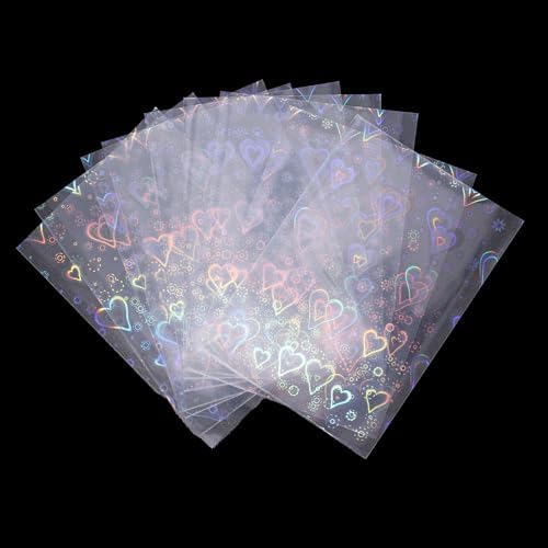 400pcs Love Heart-Shape Photocard Sleeves - style: love donation