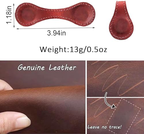 Personalized Magnetic Leather Initial Bookmark, 26 Letters Customized Multi-Functional for Women, Teachers, Book Lovers (S, Green) - color: Green, size: S