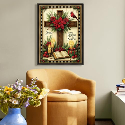 Christmas Diamond Art Kits for Adults, Diamond Painting Kits for Beginner - color: JOJO-DP96