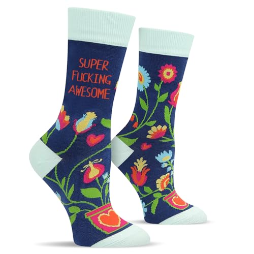 Funny Socks for Women and Teenage Girls, Cute Crazy Unique Novelty Gifts - color: H-flower-b