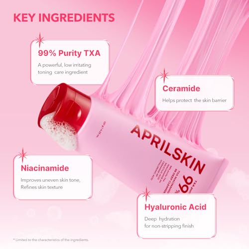 APRILSKIN TXA Bubble Gum Cleanser with Pore Brush