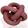 Yalikop 3 Link Wood Knot Decor Rustic Table Shelf Accents, Reddish-Brown - color: Reddish-brown