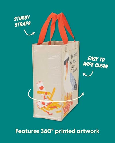 Blue Q Handy Tote Bag - Funny Reycled & Reusable Tote Bag - color: I'm Here to Steal Your Snacks