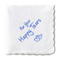 Wedding Handkerchief, Something Blue for Bride, Mother of the Bride Gift - color: Happy Tears