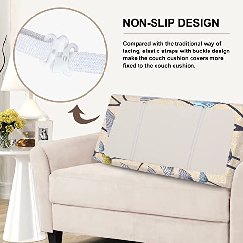 SearchI Stretch Printed Sofa Couch Cushion Covers Replacement Chair Cushion Slipcovers Sofa Seat Cover Furniture Protector Sofa Slipcover Soft with Elastic Bottom(Medium, Dandelion Pattern) - color: Dandelion Pattern, size: Medium