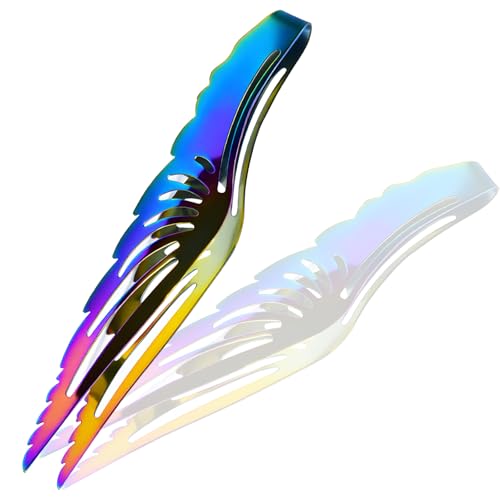 9 Inch Heat Resistant Coal Tongs - Professional Hookah Charcoal Tong with Anti-Slip Handle for Shisha, BBQ and Fireplace Use (Colours Butterfly Tongs 9") - size: colours butterfly Tongs 9"