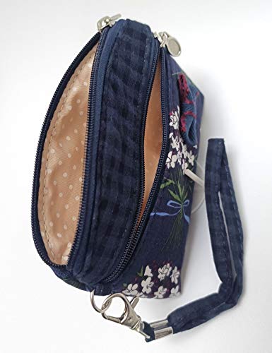 Coin Purse for Women Cute Small Wallets Change Purse Coin Pouch (dark blue) - color: Dark Blue