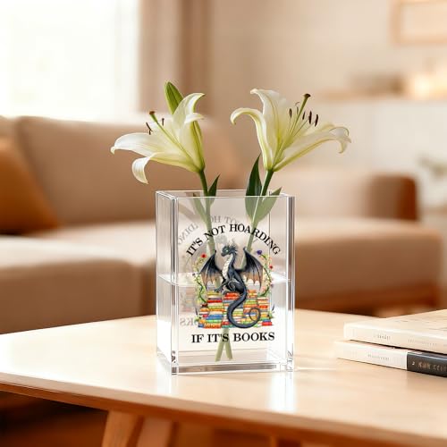 It's Not Hoarding If It's Books Pen Holder Dragon Bookmark Holder - color: Transparent72