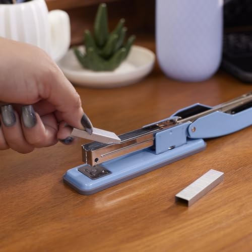 Swingline Stapler, Cub Compact Desktop Stapler, 20 Sheet Capacity, Metal, Electric Blue (S701069) - color: Blue