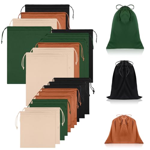 20 Pcs Satin Game Storage Bags for Women Men, S,M,L, Mixed Color - color: Mixed Color, size: S,M,L