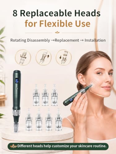 0.25mm Skin Roller Pen for Women & Men, Home Use Facial Beauty Tool