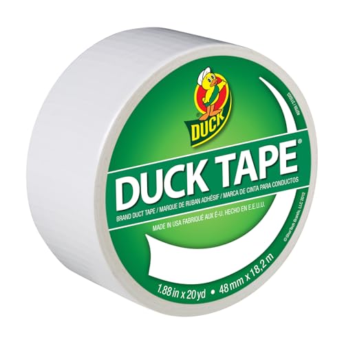 Duck 1265015 1.88" x 20 yd Winking Tape, Single Roll, White - color: White, size: Single Roll