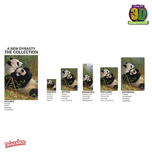 3D LiveLife Panda Bookmark - A New Dynasty Lenticular Page Marker - color: A New Dynasty