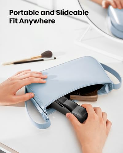 Gaiatop Portable Handheld Fan Slide, 3 Speed, Gifts for Women Girls Black - color: Black