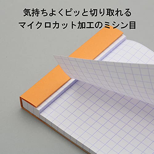 RHODIA cf162009 Notepad, No. 16 (A5), 80 Sheets, 0.2 inch (5 mm) Ruled, Water Repellent Cover, Perforated, PEFC Certified, Black - color: Black, size: No.16(A5)14.8×21cm, style: Graph ruled