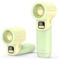 AMACOOL Portable Handheld Turbo Fan, Max 20 Hours Runtime, Gifts for Women - color: Light Green
