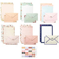 55 Pcs Stationery Paper Envelopes Set - color: Beautiful