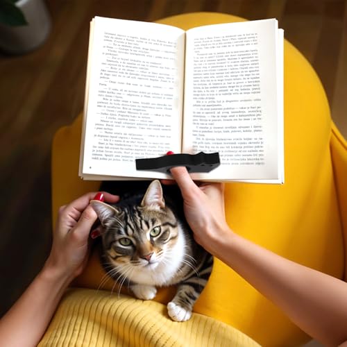 4Pcs Cat Bookmarks Set, 2Pcs Thumb Page Holders and 2Pcs Metal Markers
