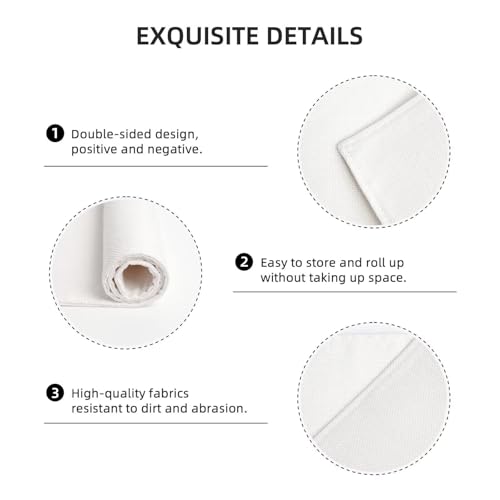 Brown Coffee Printing Rectangle Linen Table Placemet Set of 4 - color: Brown White, size: Set of 4
