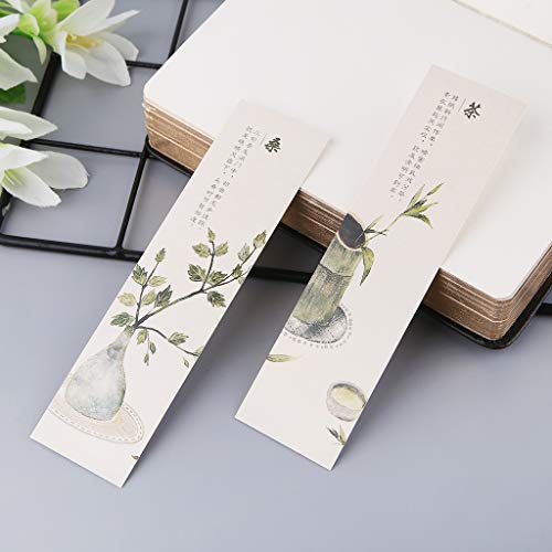 30pcs for Creative Chinese Paper Bookmarks Painting Cards Retro Beautiful for Women Gift
