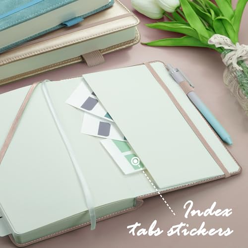 Hoci Poci 400 Pages Lined Journal Notebook, 5.8" x 8.4", Rose Gold - color: Rose Gold, size: Lined-400 Pages (5.7"×8.3")